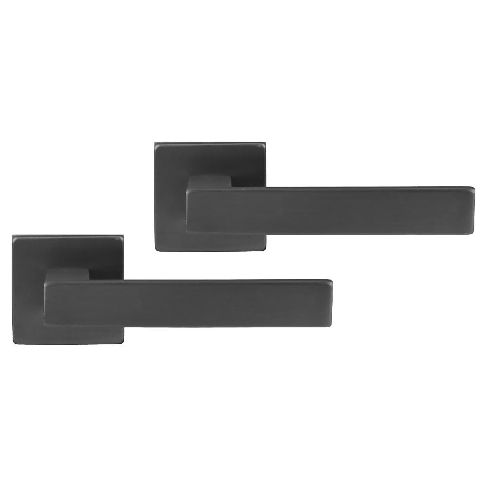 differnz Differnz Tilburg deurkruk – vierkant rozet – blind – gun metal