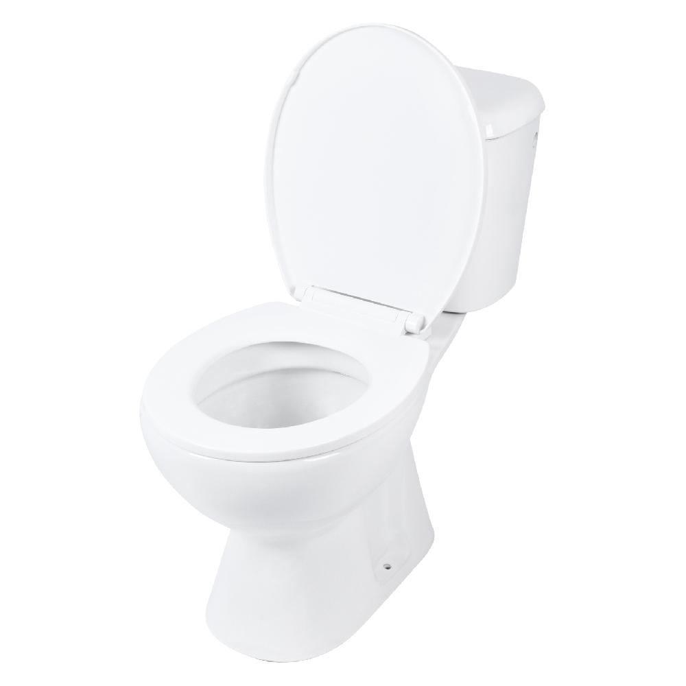 Differnz Differnz Toiletpot – Duoblok Staand – Achter Onder – Onderuitlaat – Keramiek Wit – 72.5 X 65.8 X 35.5 Cm