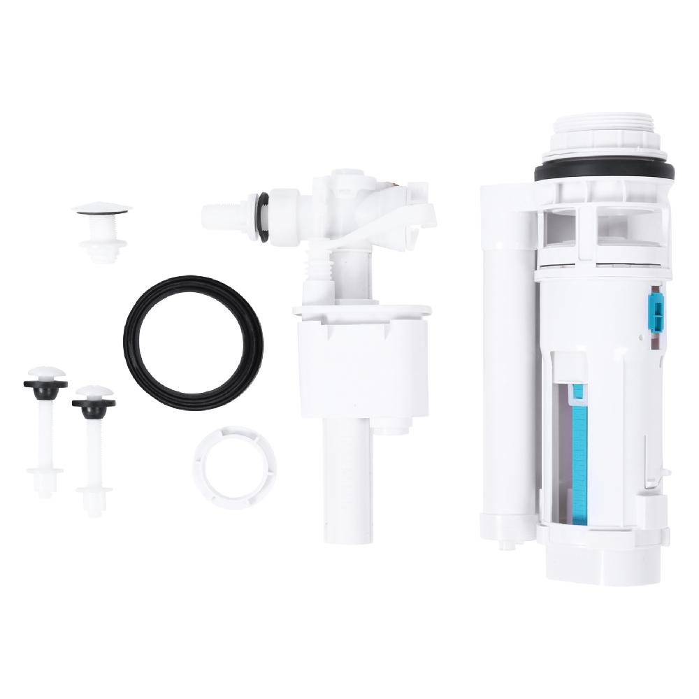 Differnz Differnz Toiletpot – Duoblok Staand – Achter Onder – Onderuitlaat – Keramiek Wit – 72.5 X 65.8 X 35.5 Cm