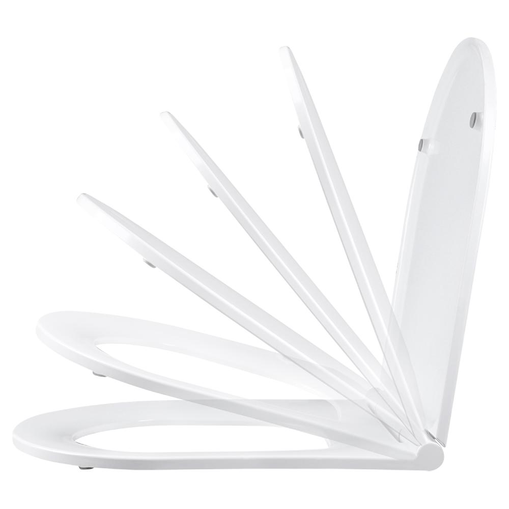 Differnz Differnz Toiletzitting – Voor Mat Wit Rimless Wandtoilet (artikel 38.500.06) – Mat Wit