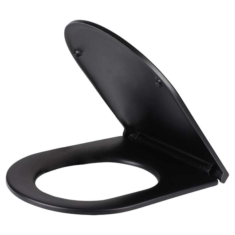 Differnz Differnz Toiletzitting – Voor Zwart Rimless Wandtoilet (artikel 38.500.09) – Zwart