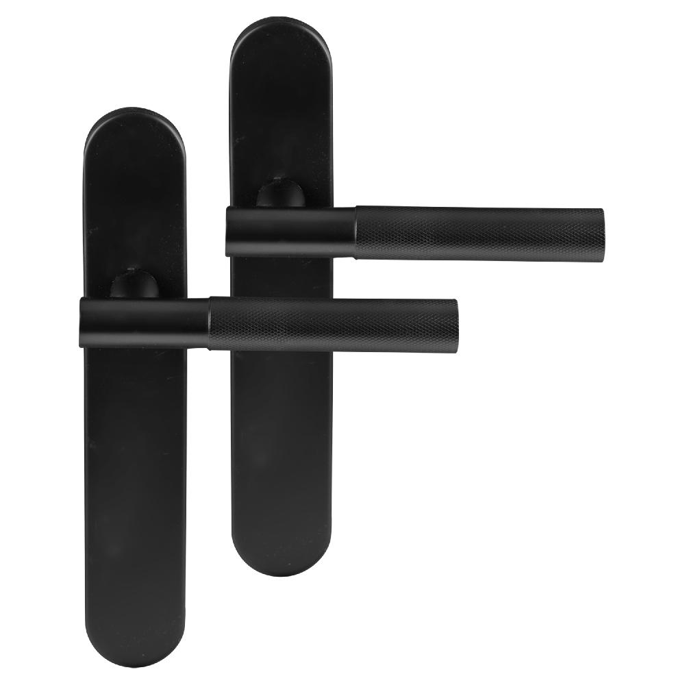 differnz Differnz Utrecht deurkruk – ovaal schild – blind – zwart