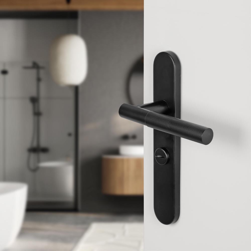 Differnz Differnz Utrecht Deurkruk – Ovaal Schild – WC 63 Mm – Zwart