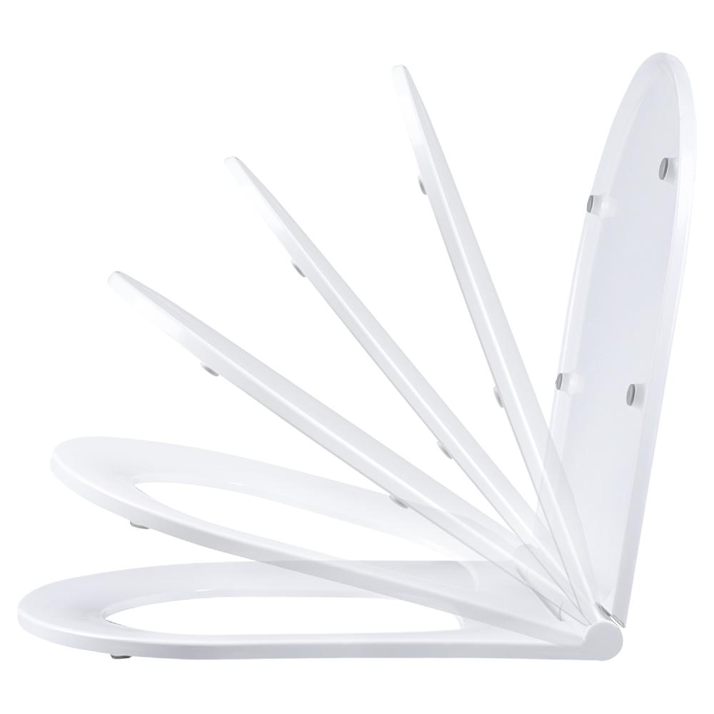 Differnz Differnz Wand Toilet – Rimless Met Zitting – Keramiek – Mat Wit – 51.5 X 36.5 X 35.5 Cm