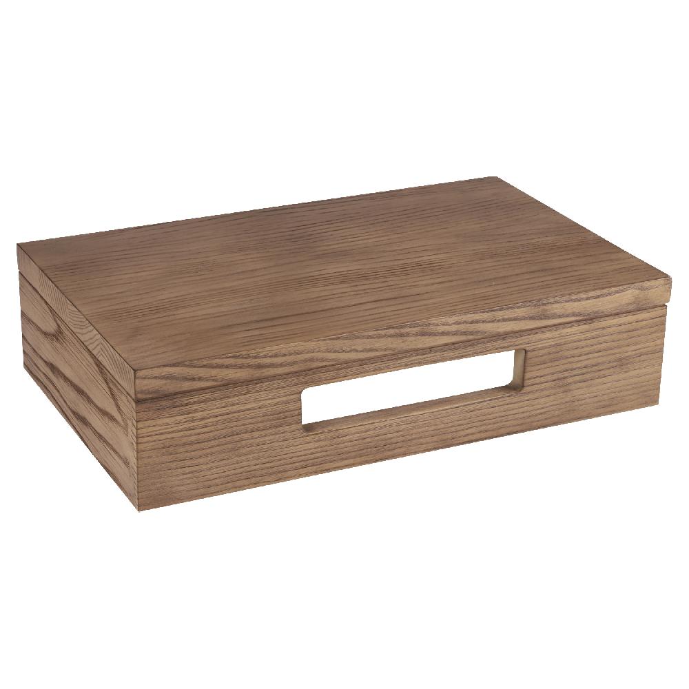 differnz Differnz wastafelplank – 40 x 25 x 10 cm – hout – bruin eiken differnz Differnz wastafelplank – 40 x 25 x 10 cm – hout – bruin eiken