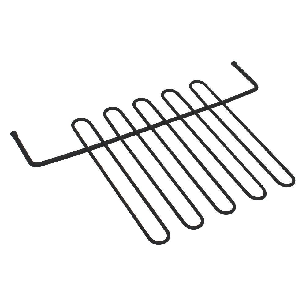 differnz Rooster – voor uitstortgootsteen – 46 x 31 cm – staal – zwart