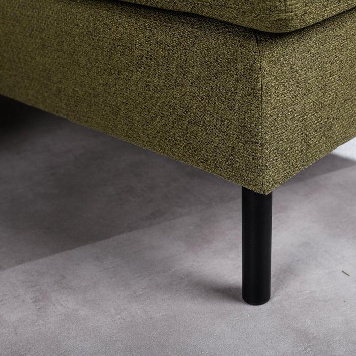 Dimehouse 3-zits Hoekbank Blair Stof Groen Links En Rechts