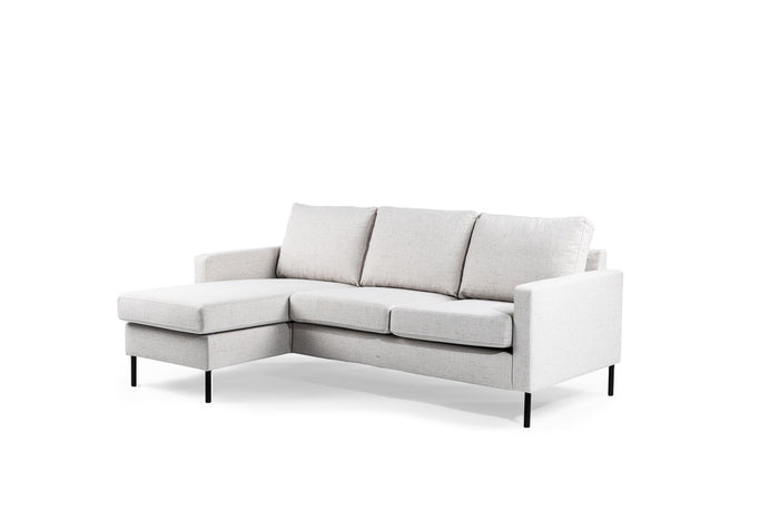 Dimehouse 3-zits Hoekbank Flavie Stof Beige Links En Rechts