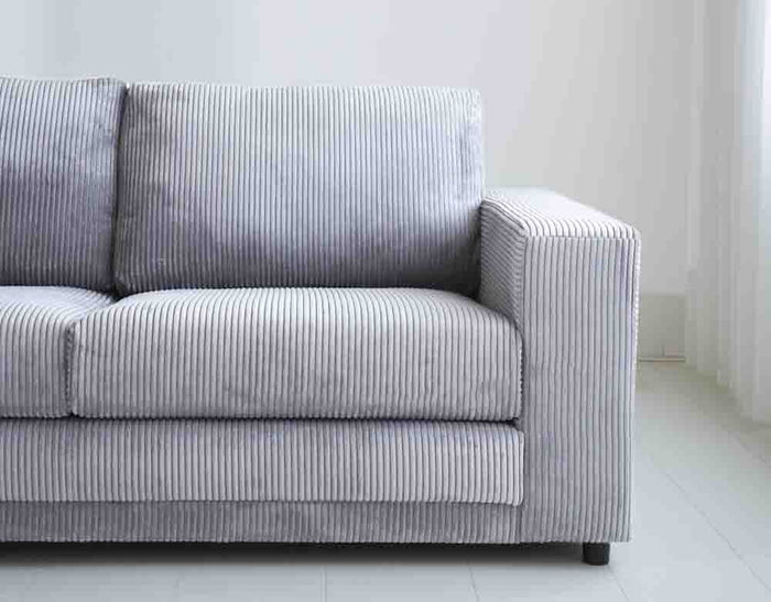 Dimehouse 3-zits Hoekbank Gabi Ribstof Lichtgrijs Links