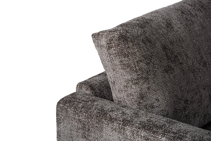 Dimehouse 3-zits Hoekbank Nevada Stof Antraciet Rechts