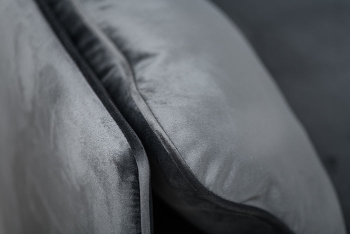 Dimehouse 3-zits Hoekbank Peppin Velvet Donkergrijs Rechts