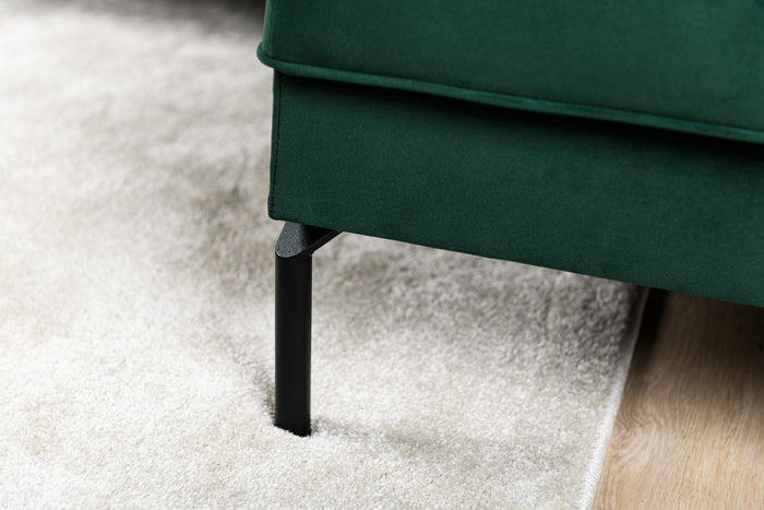 Dimehouse 3-zits Hoekbank Peppin Velvet Groen Rechts