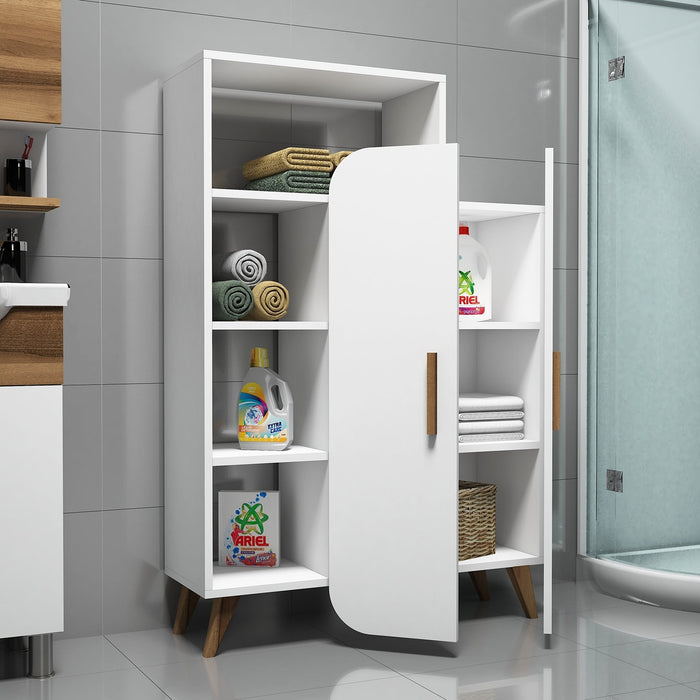 Dimehouse Boekenkast Form Wit Melamine 90x132x32 Cm