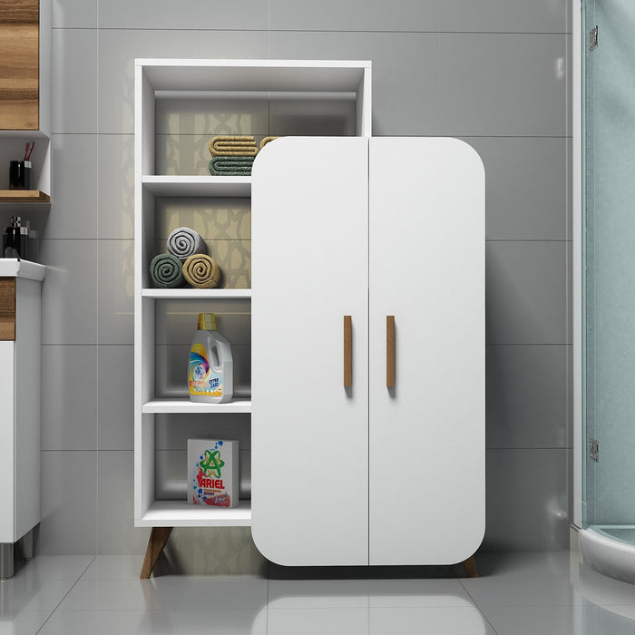 Dimehouse Boekenkast Form Wit Melamine 90x132x32 Cm