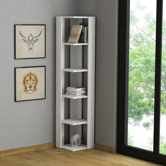 dimehouse Boekenkast Nati Wit Melamine 34x161x34 cm