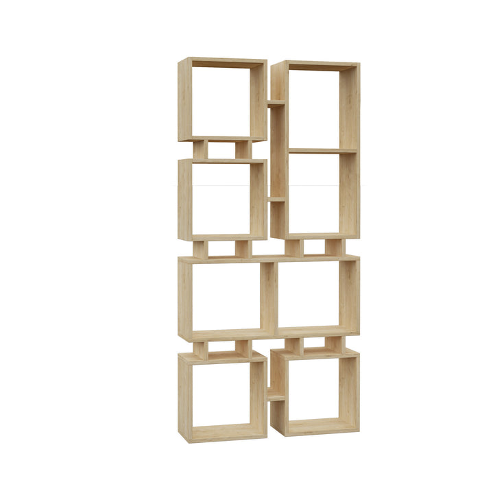 Dimehouse Boekenkast Rail Eik Melamine 79x166 5x24 Cm