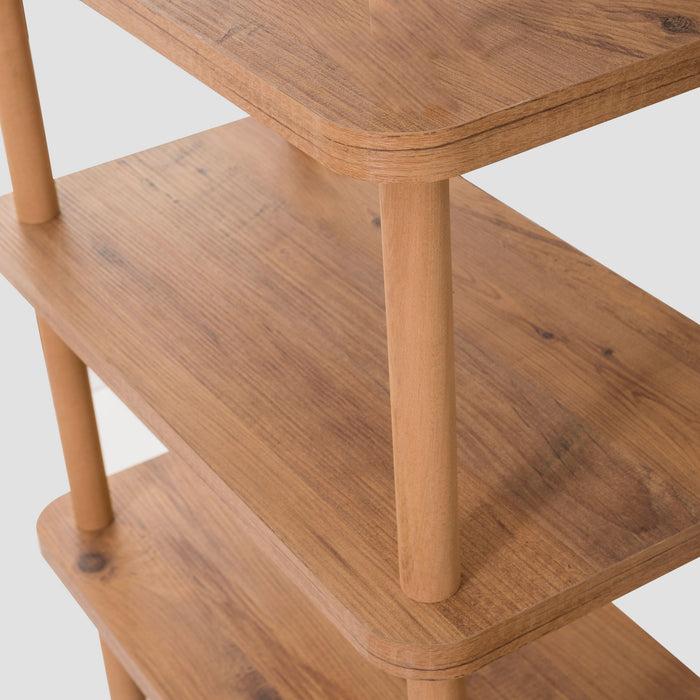 Dimehouse Boekenkast Step Atlantisch Dennenhout Melamine 80x75x28 Cm