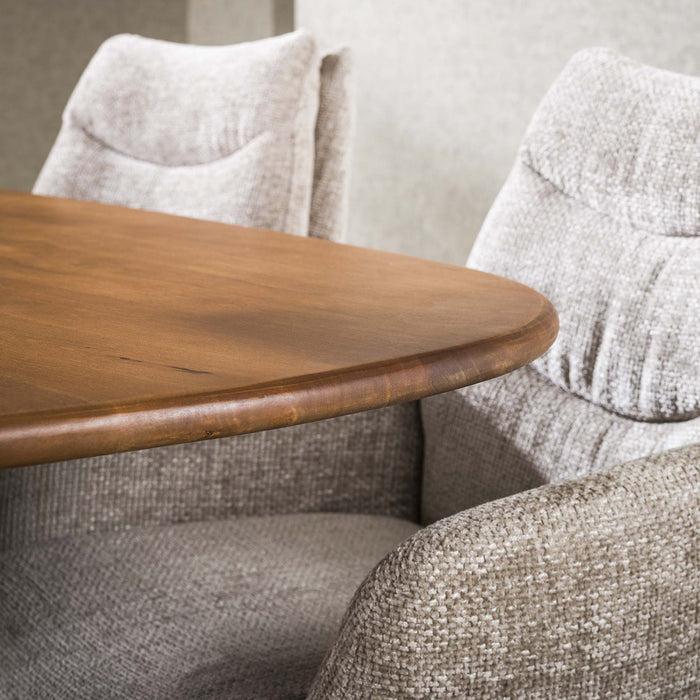 Dimehouse Deens Ovale Eettafel Cody Mangohout 180 Cm