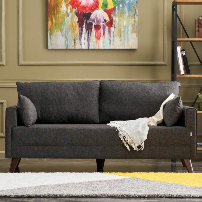 dimehouse 2-zits Bank Bella Antraciet