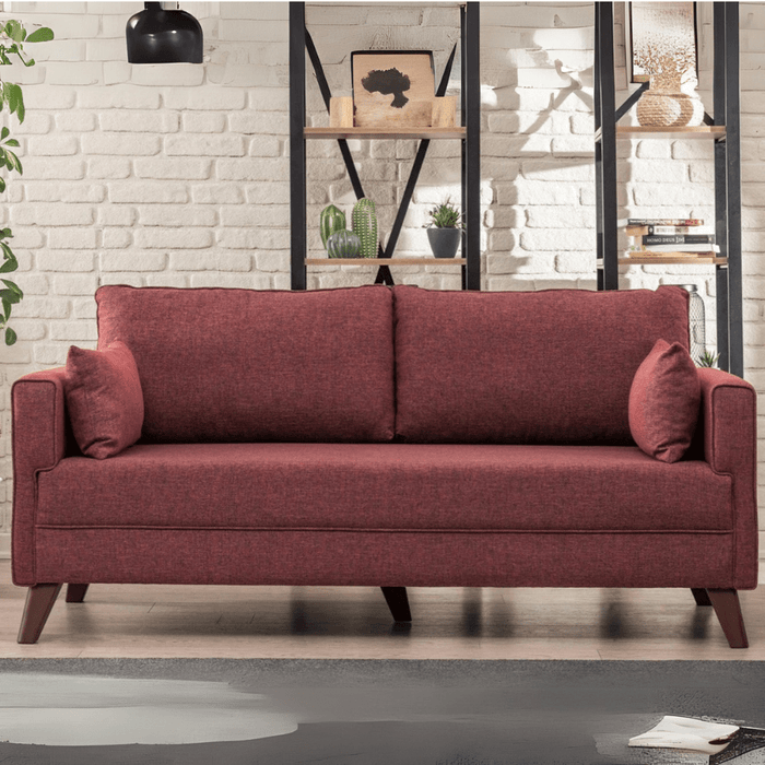 dimehouse 2-zits Bank Bella Claret Rood