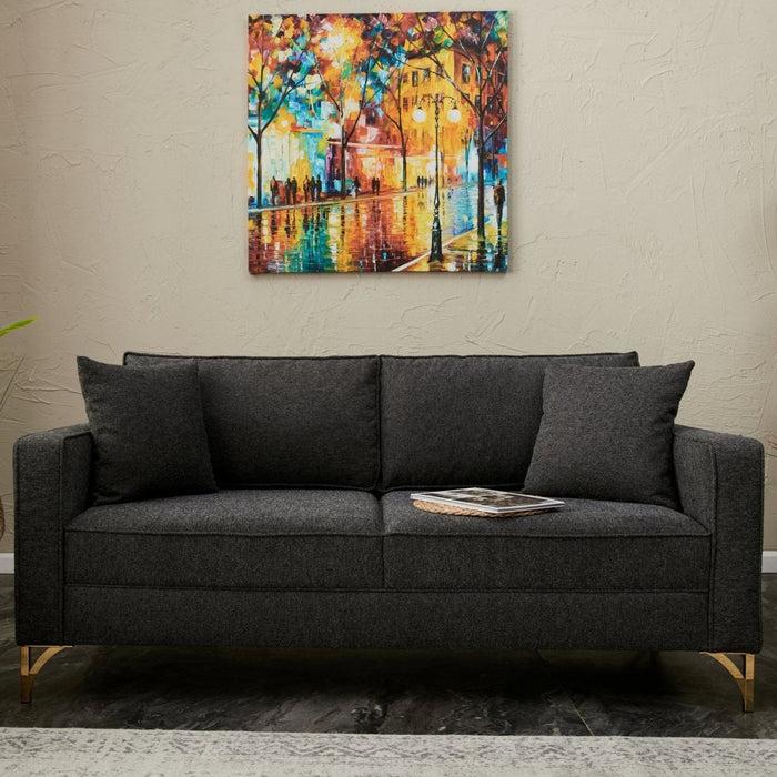 dimehouse 2-zits Bank Berlin Antraciet Goud