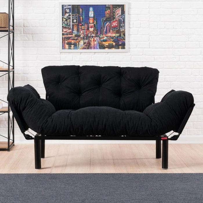 dimehouse 2-zits Slaapbank Nitta Zwart