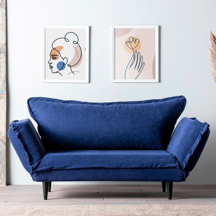 Dimehouse 2-zits Slaapbank Vino Daybed Navy Blauw
