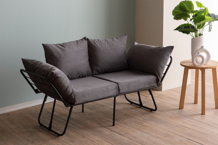 Dimehouse 2-zits Slaapbank Viper Grijs