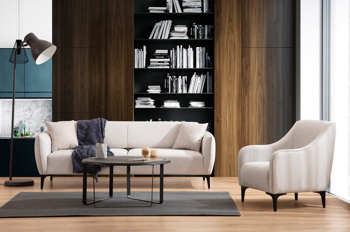 Dimehouse 3-zits Bank Belissimo Off White