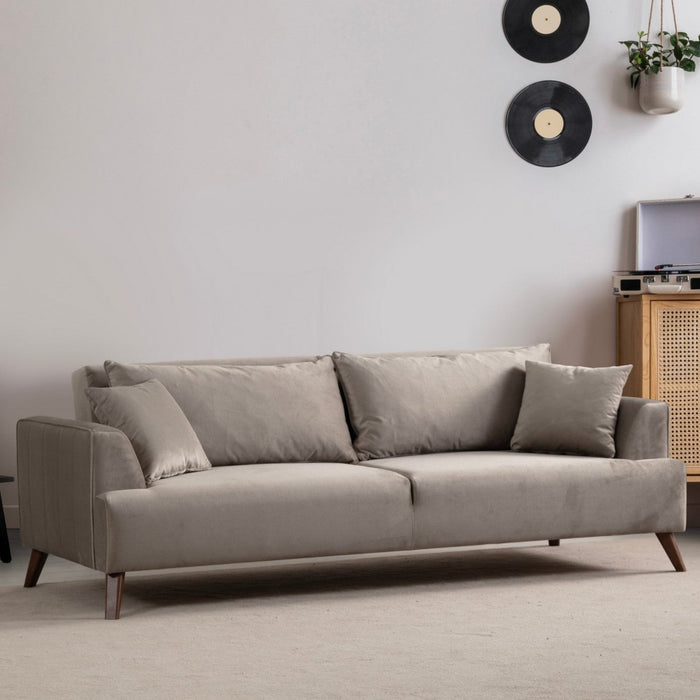 Dimehouse 3-zits Bank Buhara Licht Grijs