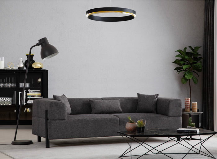 Dimehouse 3-zits Bank Gio Antraciet