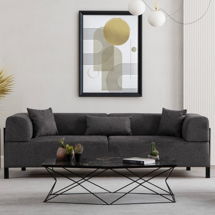 dimehouse 3-zits Bank Gio Antraciet