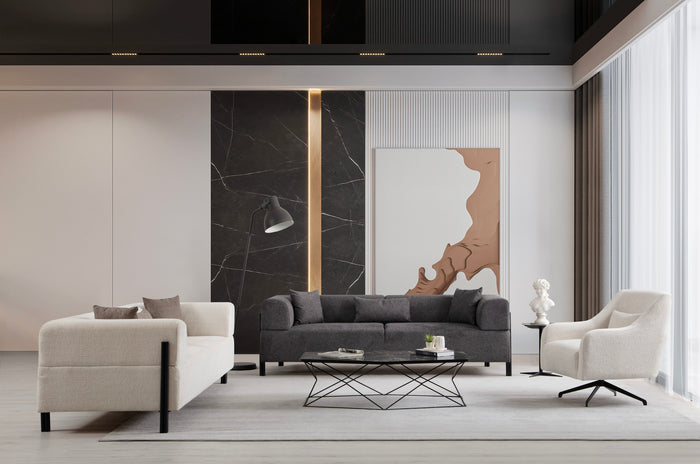 Dimehouse 3-zits Bank Gio Wit