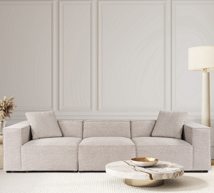 dimehouse 3-zits Bank Lora Mocha