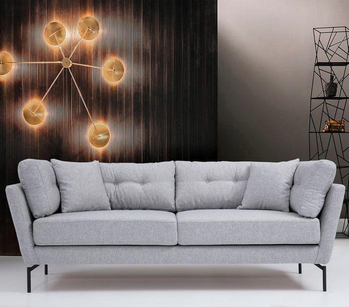 Dimehouse 3-zits Bank Mapa Grijs