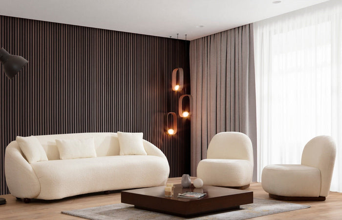 Dimehouse 3-zits Bank Napoli Crème