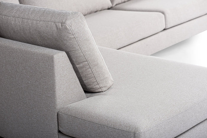 Dimehouse 3-zits Hoekbank Archie Stof Grijs