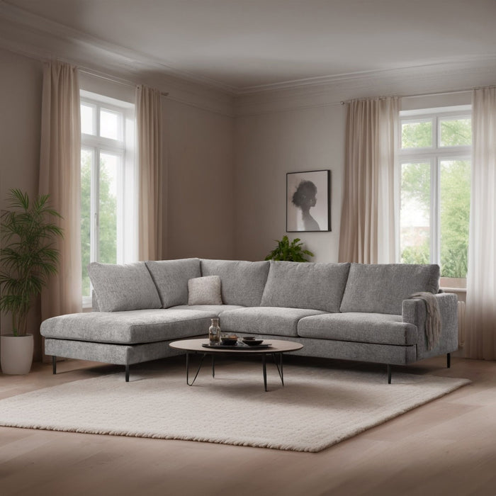 dimehouse 3-zits hoekbank Nevada stof beige links