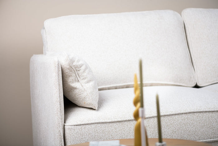 Dimehouse 3-zits Hoekbank Peppin Stof Crème Rechts