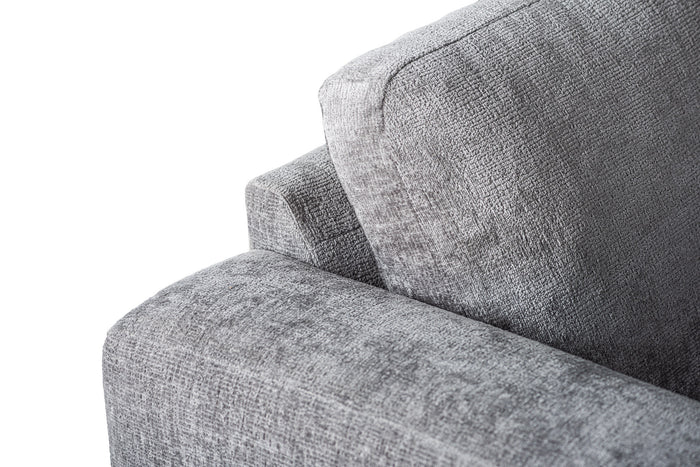 Dimehouse 3-zits Hoekbank Perla Stof Grijs Rechts