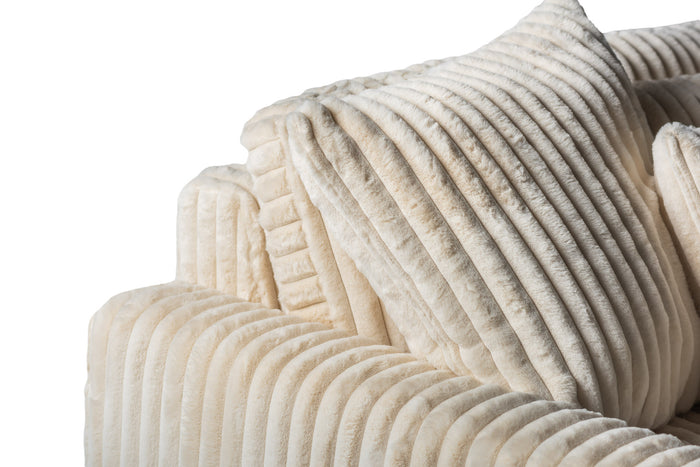 Dimehouse 3-zits Loungebank Nia Ribstof Beige