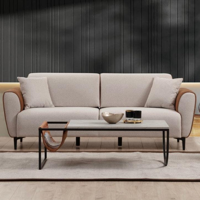 dimehouse 3-zits Slaapbank Aren Beige Kaneel