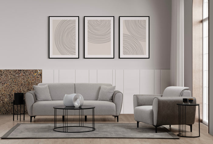 Dimehouse 3-zits Slaapbank Aren Grijs