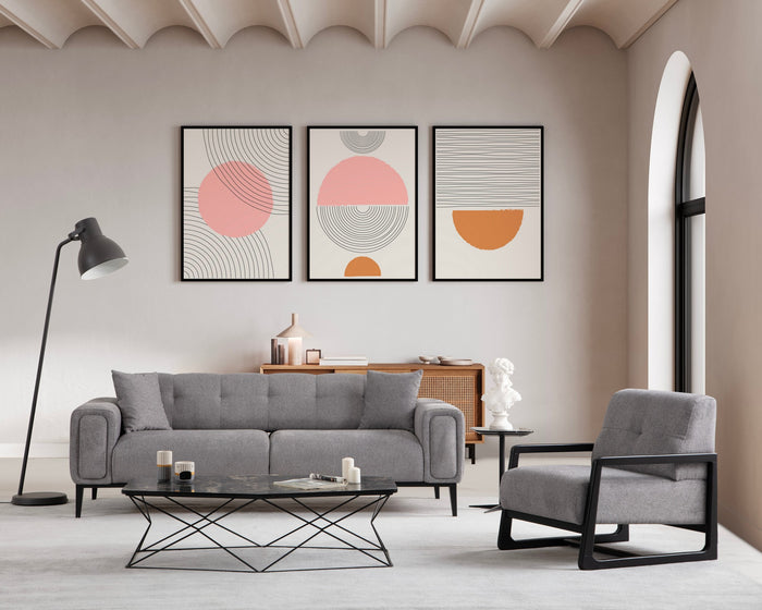 Dimehouse 3-zits Slaapbank Athena Licht Grijs