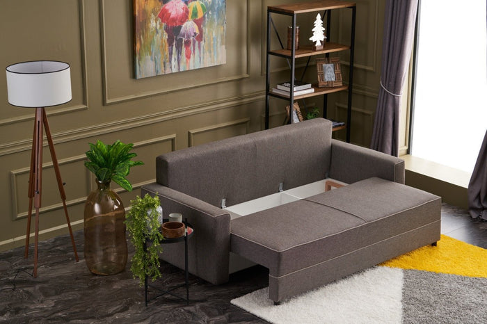 Dimehouse 3-zits Slaapbank Ece Bruin