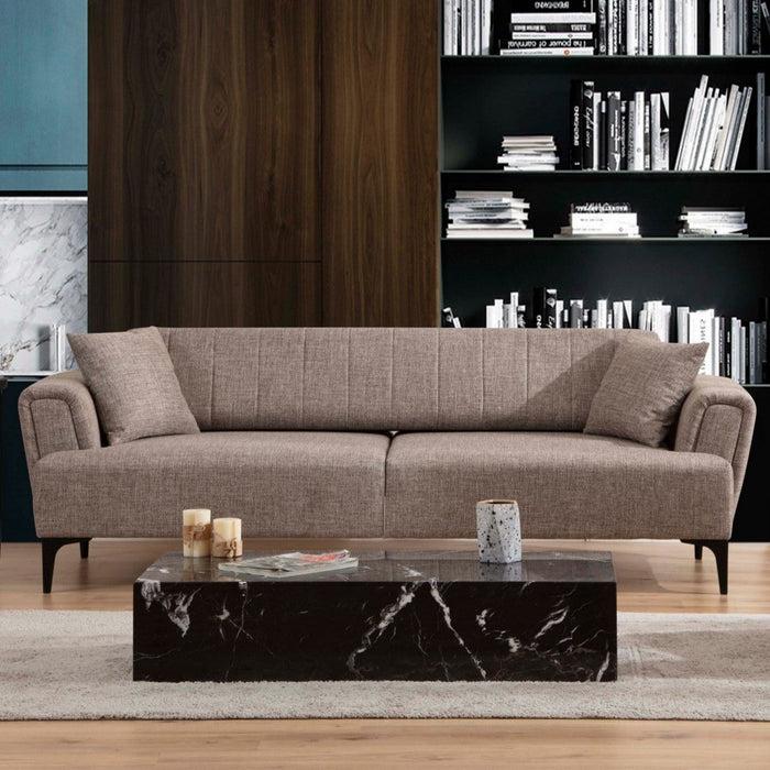 Dimehouse 3-zits Slaapbank Hamlet Licht Bruin