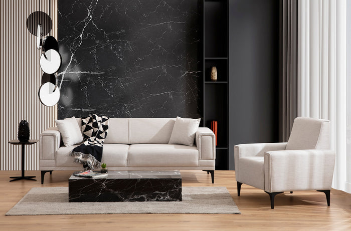 Dimehouse 3-zits Slaapbank Horizon Ecru