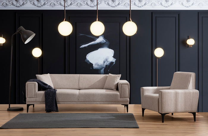 Dimehouse 3-zits Slaapbank Horizon Licht Bruin