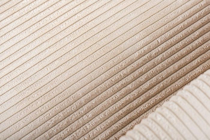 Dimehouse 4-zits Hoekbank Pablo Ribstof Beige