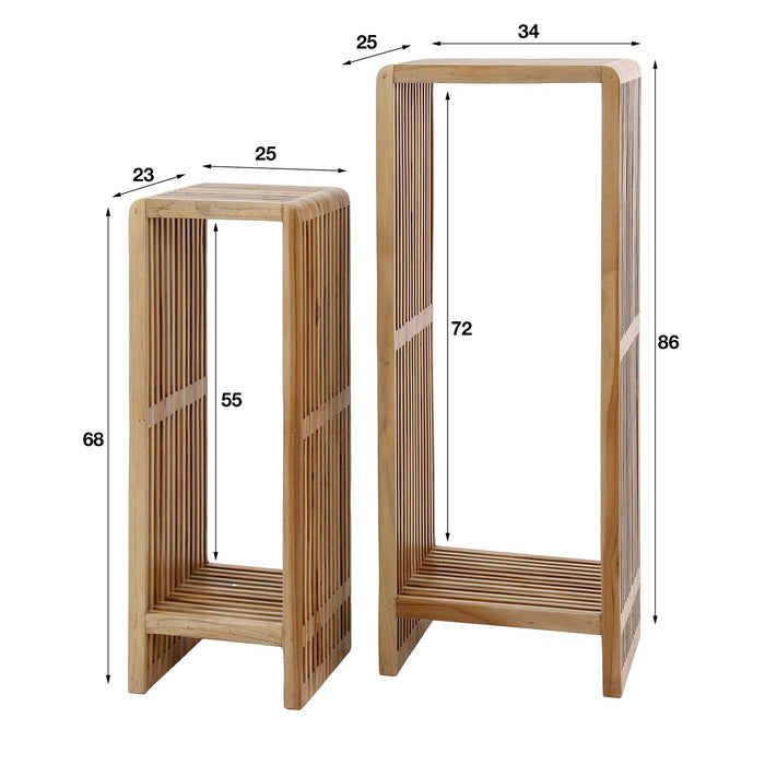 Dimehouse Bijzettafel Set Van 2 Raoul Teakhout